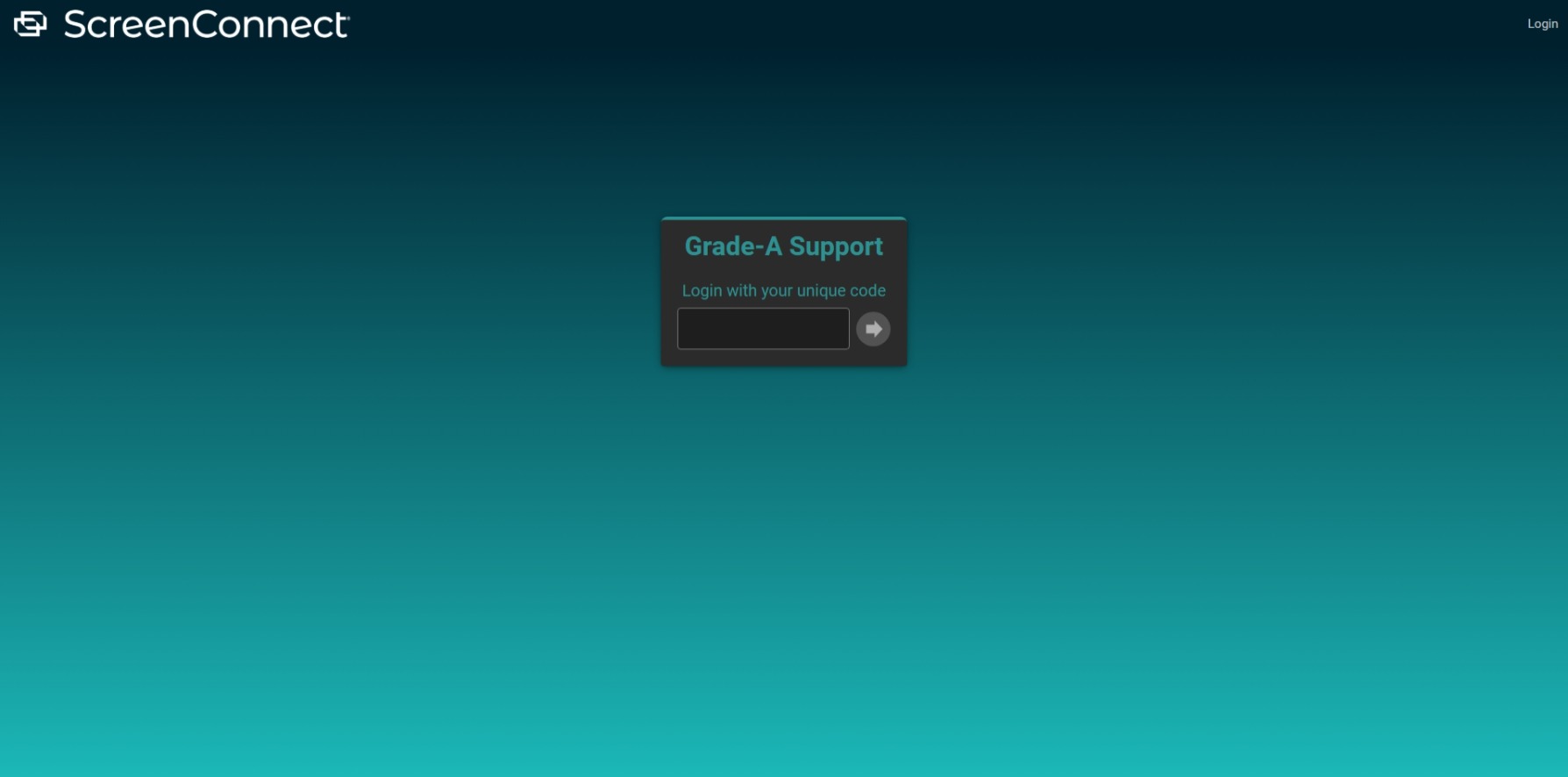 grade-a-support-screenconnect Grade-A ScreenConnect Client Login Page