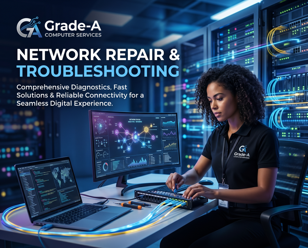 Network Repair & Troubleshooting Network Repair & Troubleshooting Image